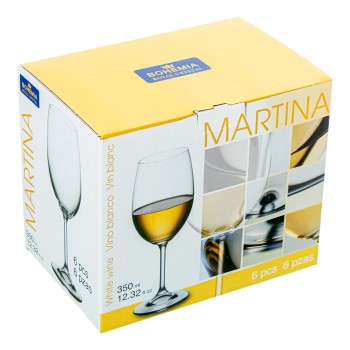 Copa Cristal 350 Ml-vino Blanco Øbase 7,5 Ø8x20cm