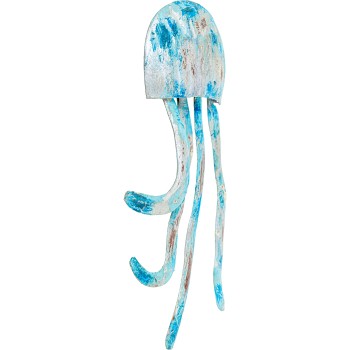 Decoration Murale En Fer Meduse 12x3x24cm