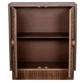 Mango Wood Cupboard 2 Doors 91x43x106cm